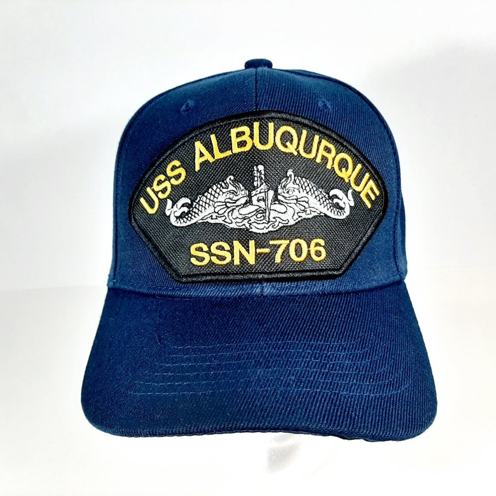 USS Albuquerque SSN-706 Baseball Cap Hat Submarine